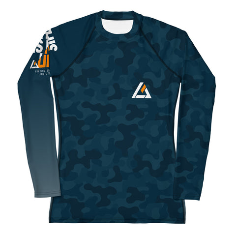 Blue Camo Rash Guard