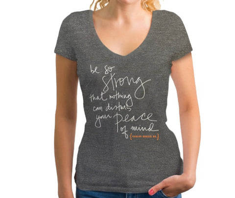 Girl’s Be Strong VNeck tee